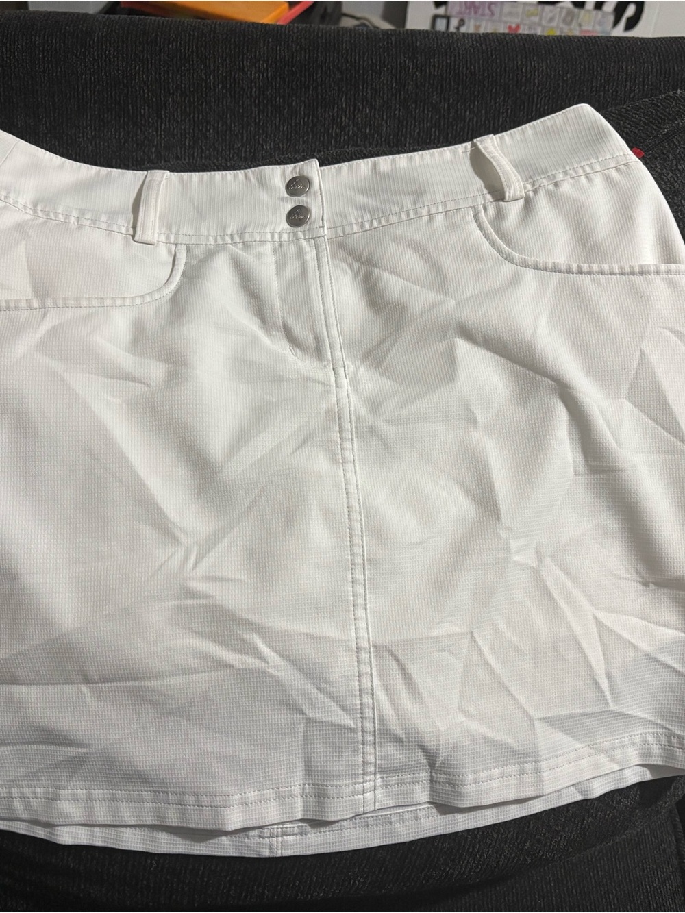 adidas White ClimaCool Performance Polo